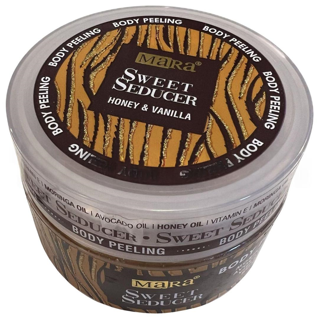 Mara Sweet Seducer Değerli Yağlar İçeren Bal Vanilya Vücut Peelingi 300 gr