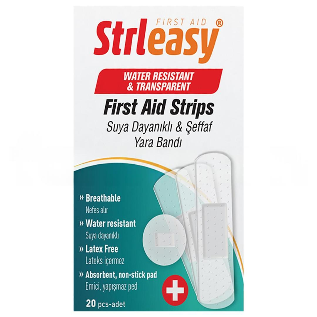 STRLeasy Yara Bandı Şeffaf Karma 20'li
