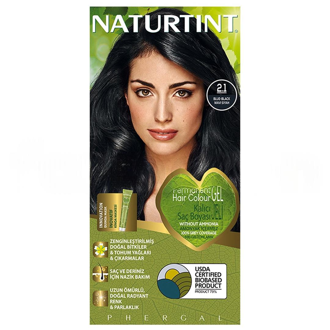 Naturtint 2,1 Mavi Siyah Doğal Saç Boyası 170 ml