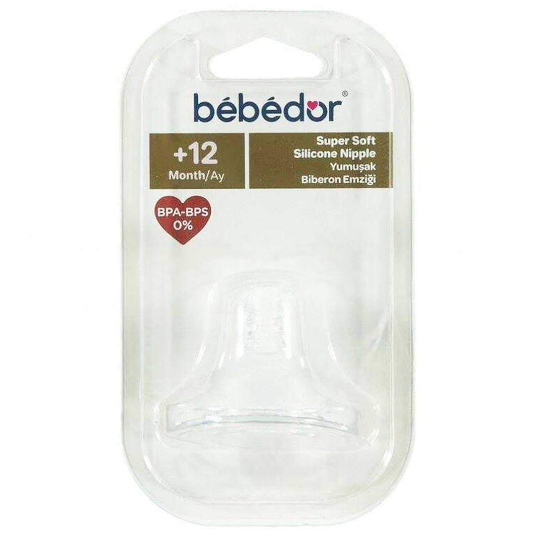Bebedor Silikon Yumuşak Biberon Emziği 12+ Geniş Ağız 333