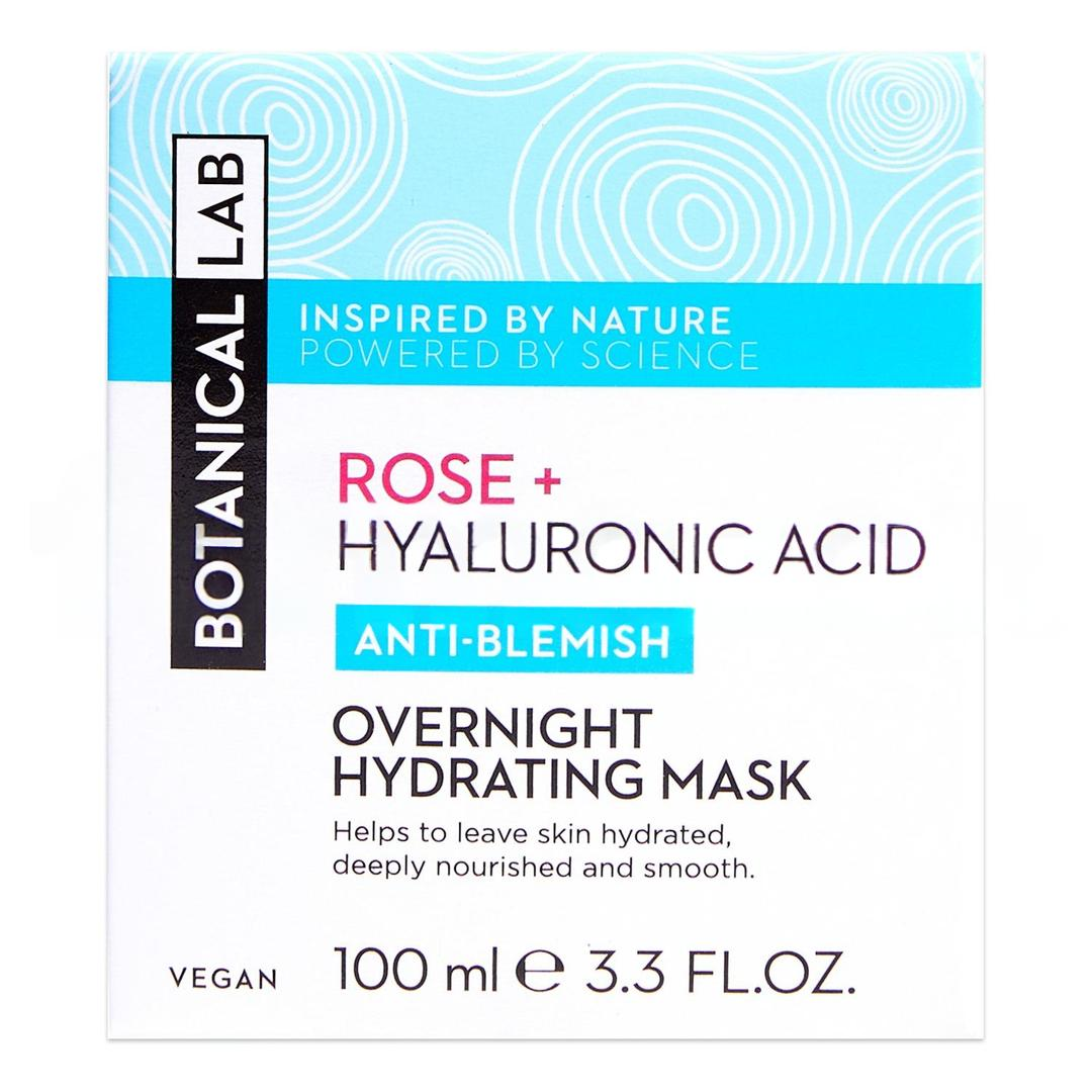 Botanicallab Gül Suyu ve Hyalüronik Asit Yoğun Nemlendirici Gece Maskesi 100 ml