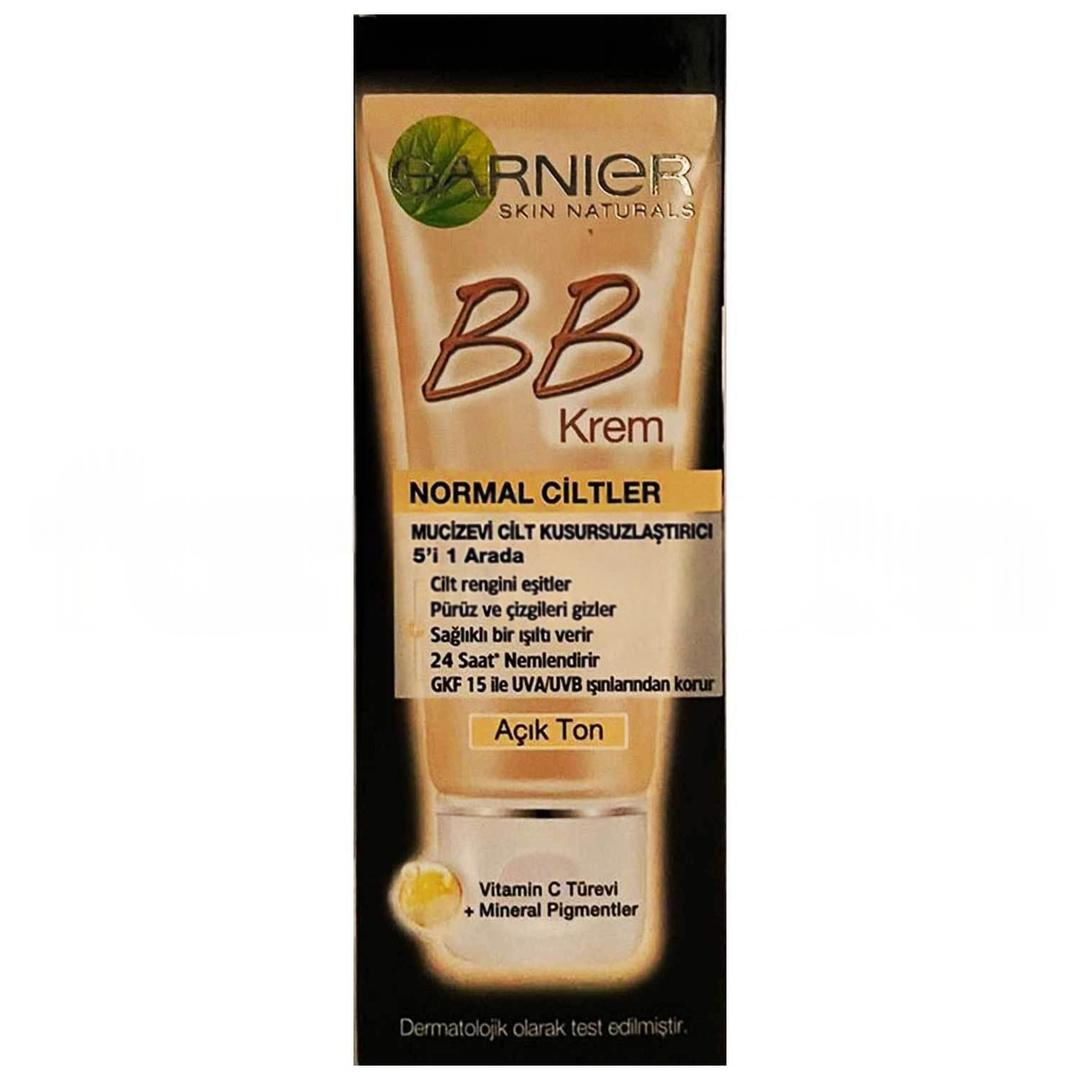 Garnier BB Krem Normal Ciltler İçin 5'i 1 Arada 18 ml - Açık Ton
