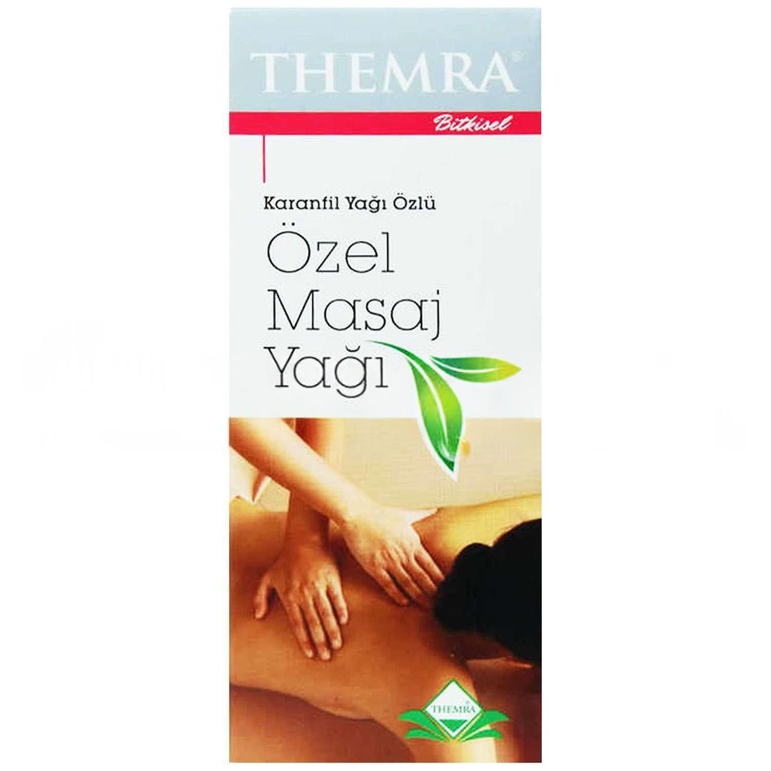 Themra Bitkisel Karanfil Yağı Özlü Özel Masaj Yağı 100 cc