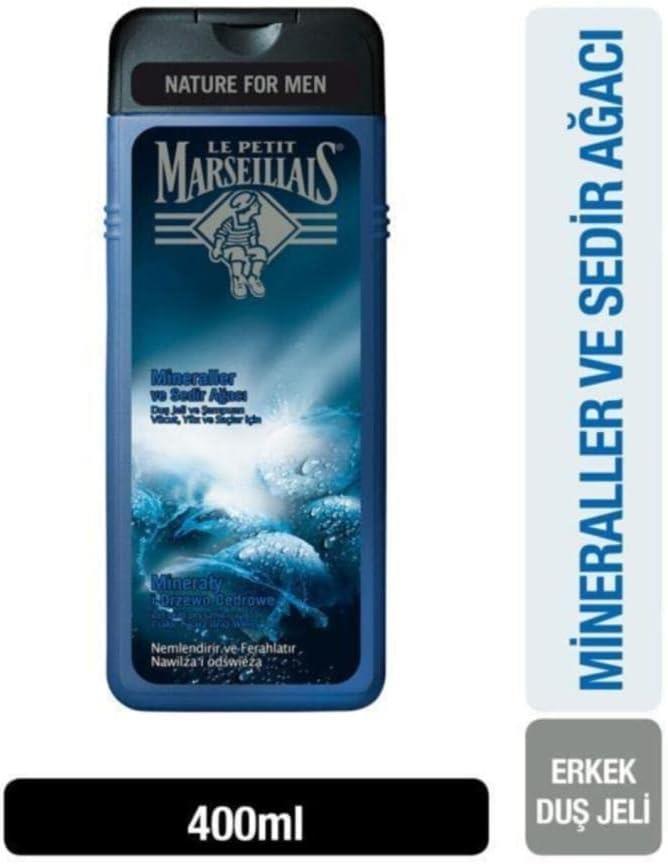 Le Petit Marseillais Minerallar ve Sedir Ağacı 400 ml Duş Jeli ve Şampuan