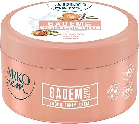 Arko Nem Prebiyotik Serisi Badem Sütü 250 ml Krem