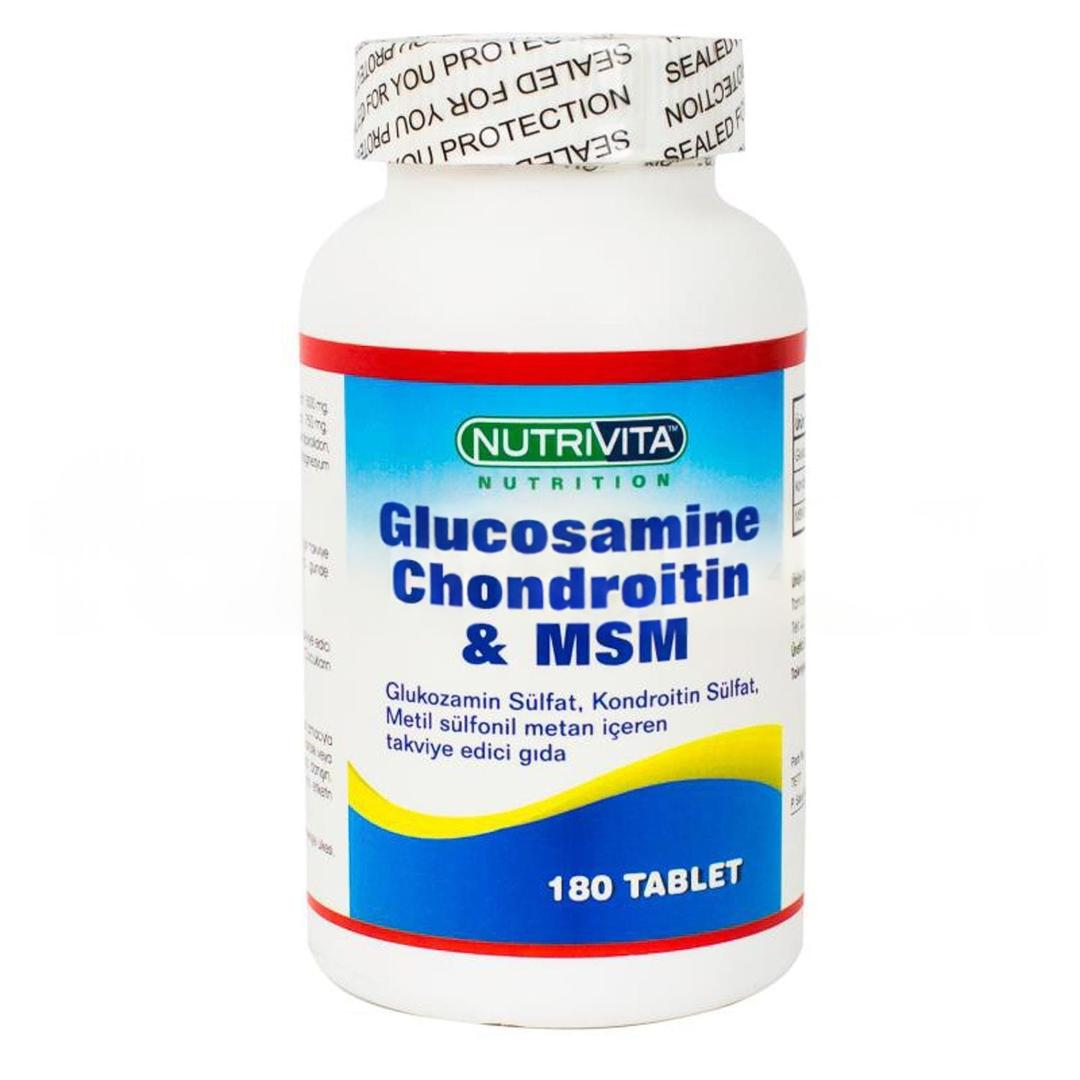 Nutrivita Glukosamine Chondroitin & MSM 180 Tablet