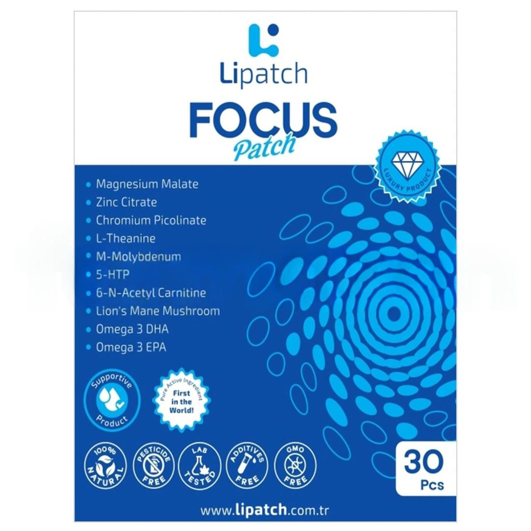 Lipatch Focus Patch Omega3 Magnezyum 30 Adet