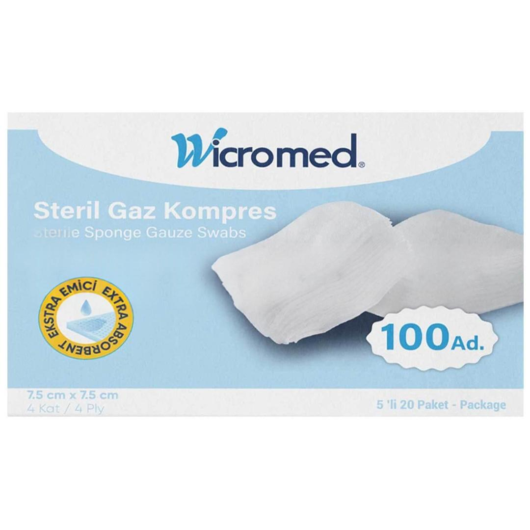 Wicromed Gaz Kompress Gazlı Bez 100 Adet