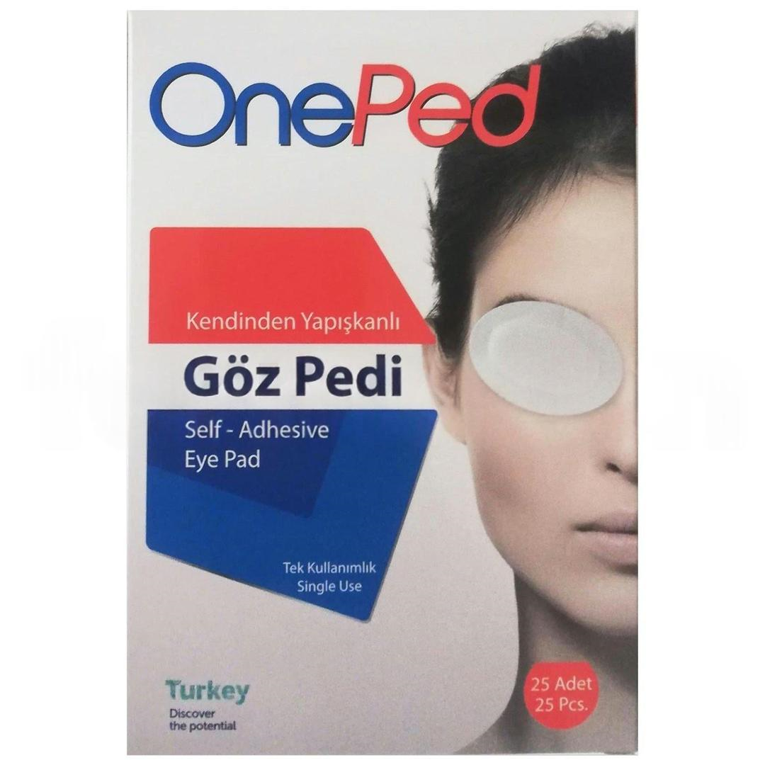 One Ped Kendinden Yapışkanlı Steril Göz Pedi 25'li