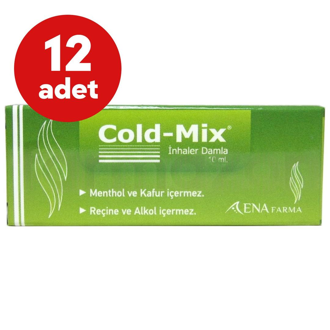 Cold-Mix Inhaler Damla 10 ml - 12 Adet - Eski Ambalaj