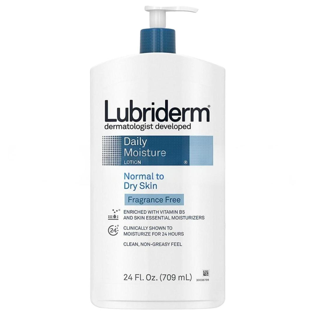 Lubriderm Daily Moisture Lotion For Normal To Dry Skin Fragrance-Free Normalden Kuruya Dönük Ciltler 709 ml