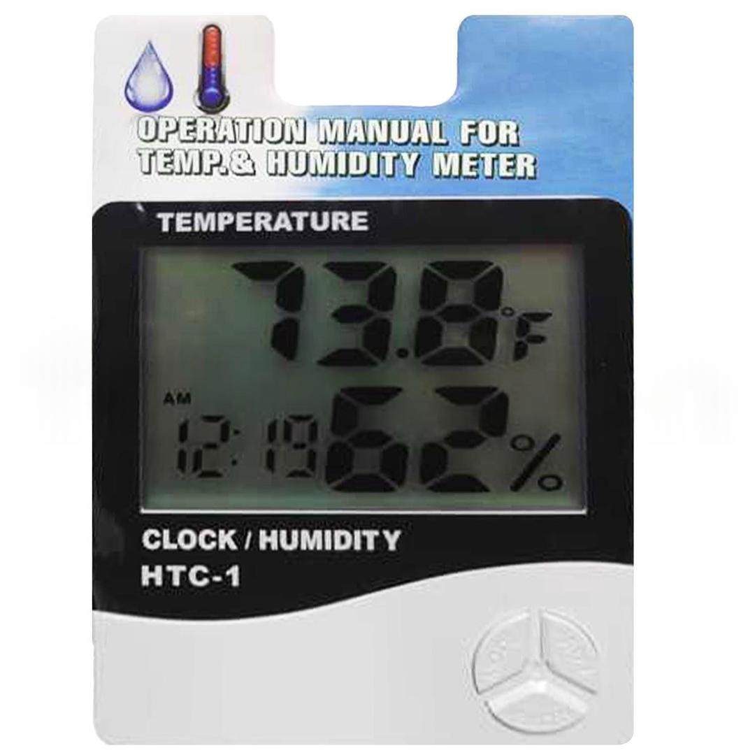 Gazimed Clock Hunididity Htc-1 Oda Isı Nem Ölçer