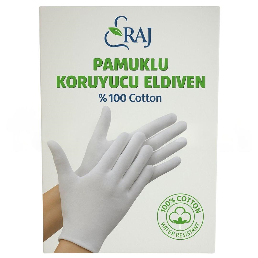 Raj Koruyucu Pamuklu Egzama Eldiveni Small