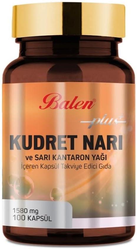 Balen Kudret Narı Sarı Kantaron Yağı 1580 mg 100 Kapsül