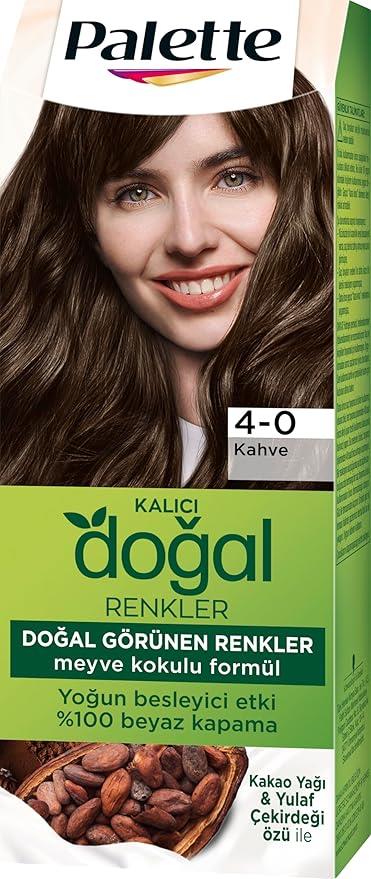 Palette Kalıcı Doğal Renkler 5-0 Açık Kahve Saç Boyası
