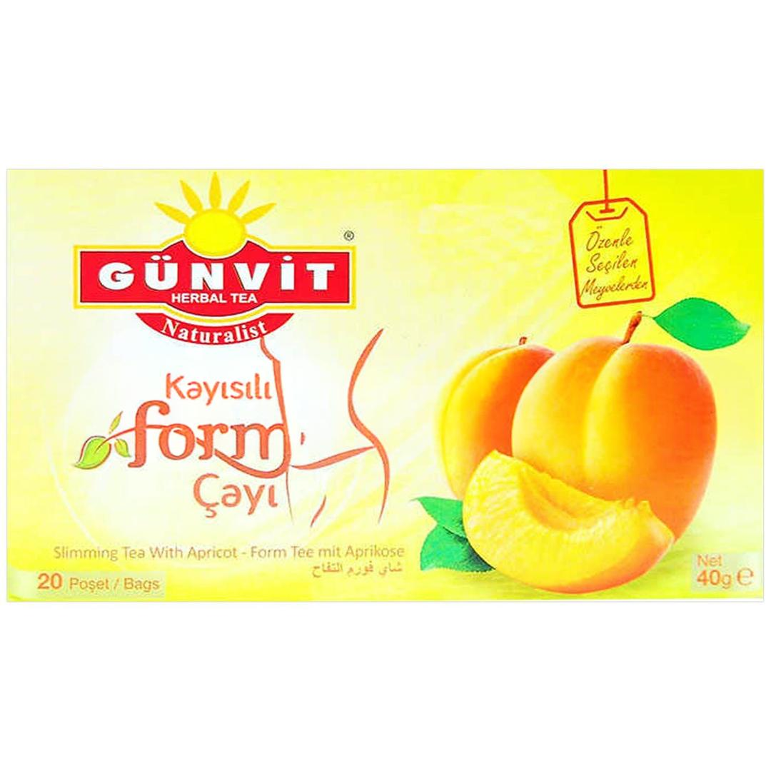 Günvit Kayısılı Form Çayı 20'li