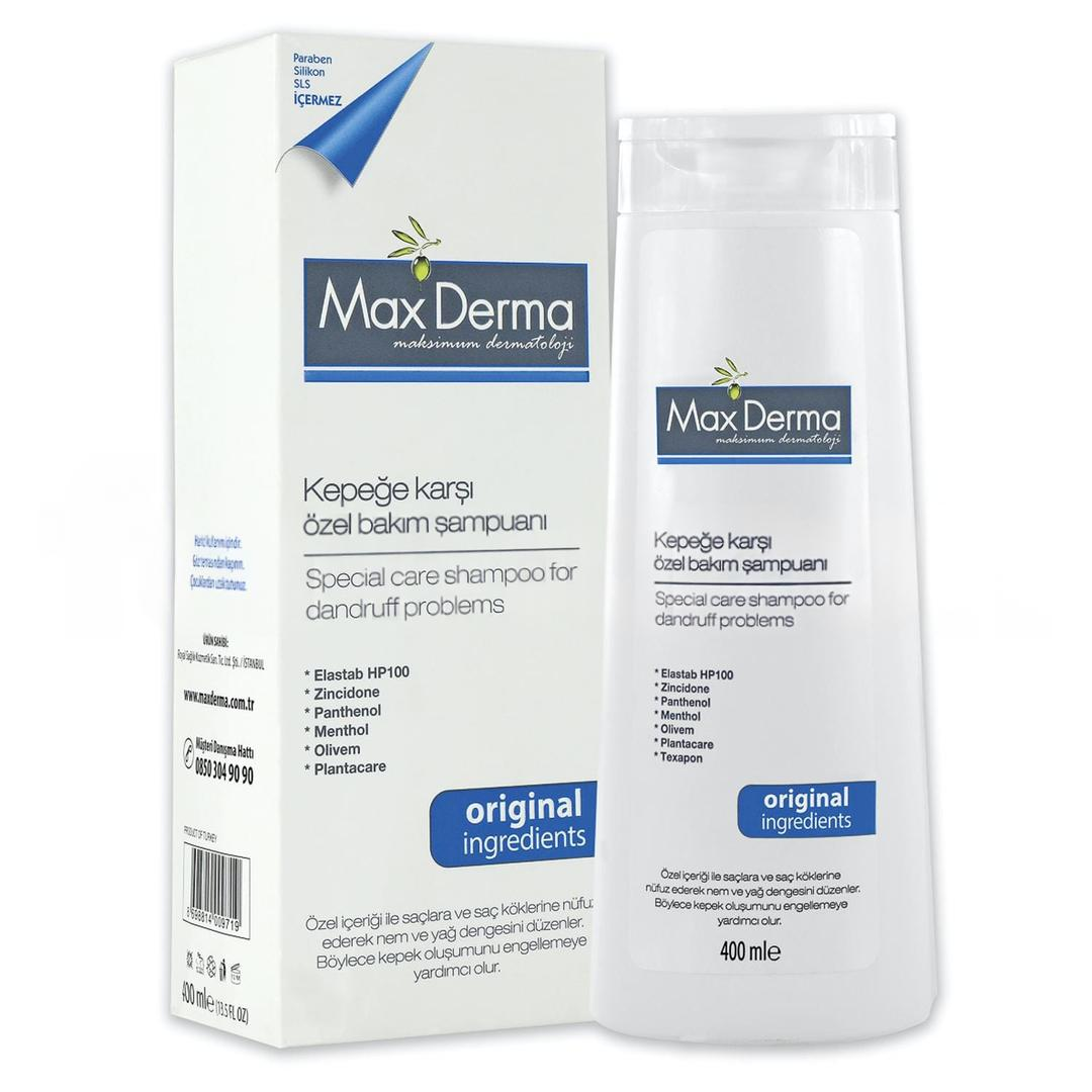 Maxderma Kepeğe Karşı Özel Bakım Şampuanı 400 ml