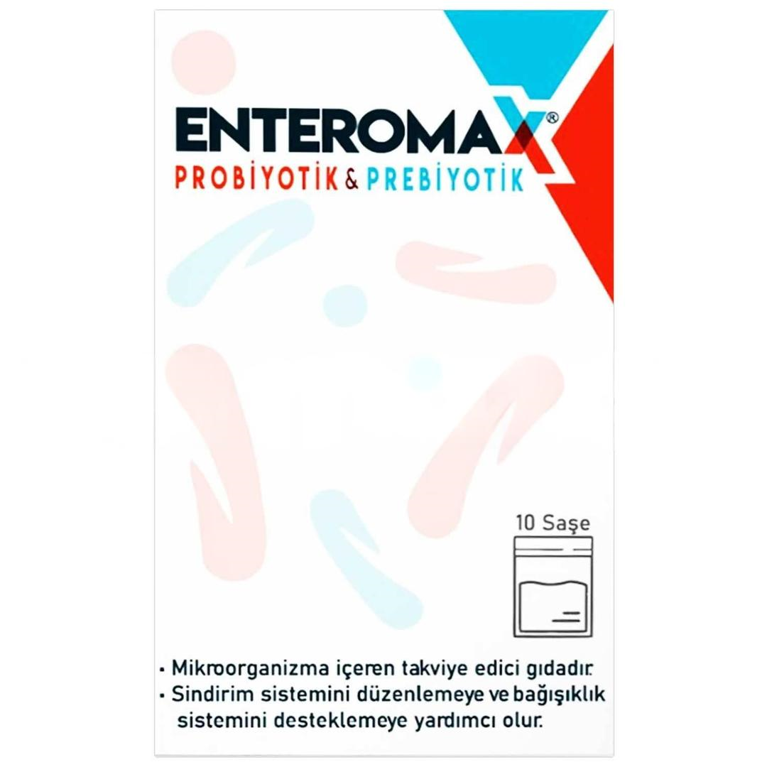 Enteromax Probiyotik & Prebiyotik 10 Şaşe