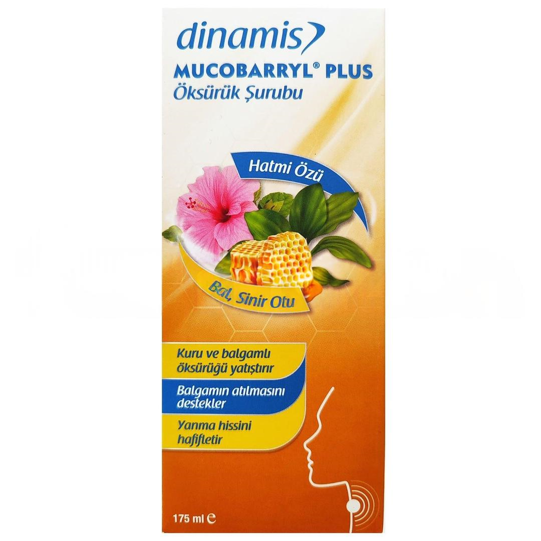 Dinamis Mucobarryl Plus Öksürük Şurubu 175 ml