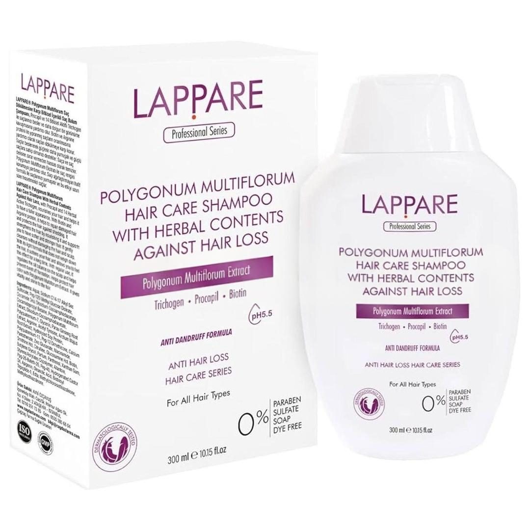 Lappare Polygonum Multiflorum Saç Dökülmesine Karşı Bitkisel İçerikli Saç Bakım Şampuanı 300 ml