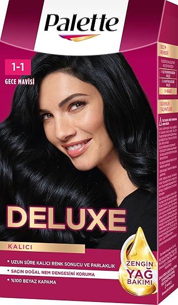 Palette Deluxe 1.1 Gece Mavisi 50 ml Saç Boyası