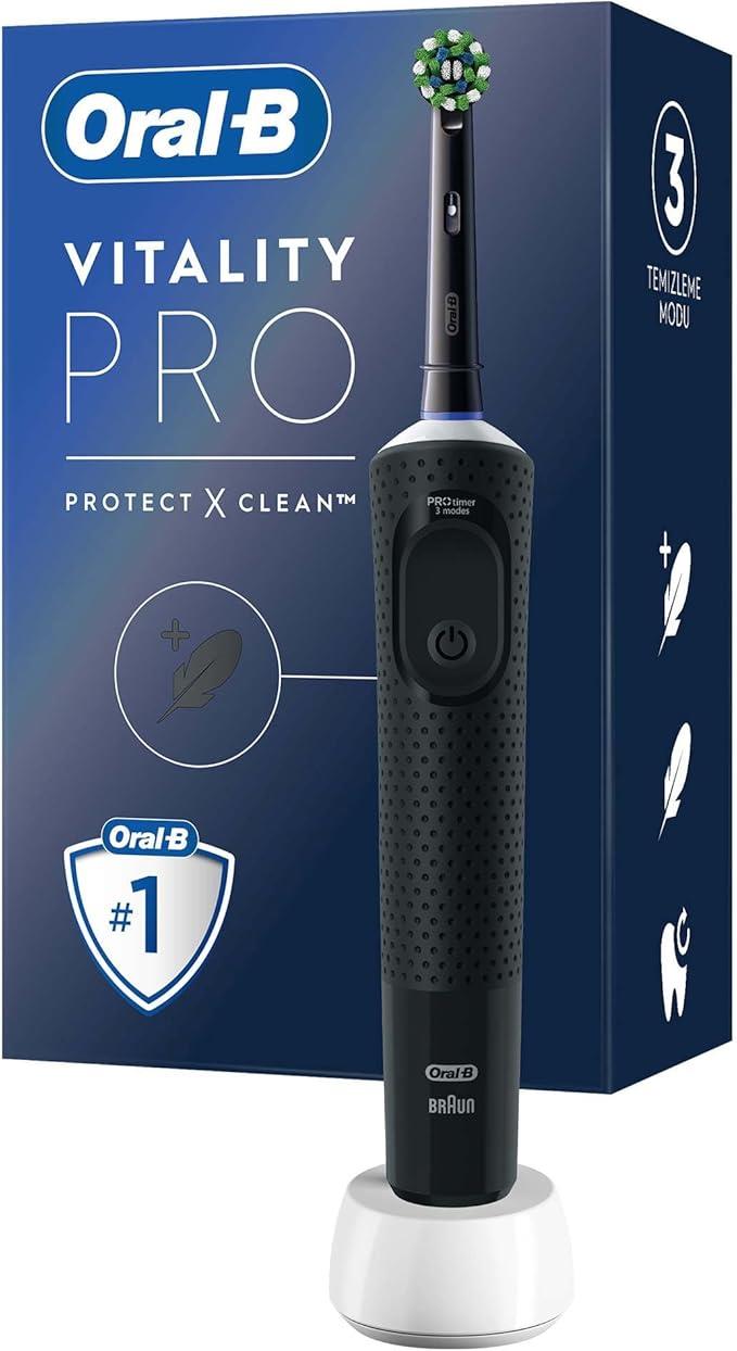Oral-B Vitality Pro D103 Cross Action Siyah Şarjlı Diş Fırçası