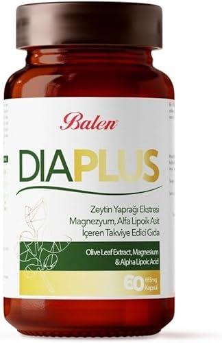 Balen Dia Plus Zeytin Yaprağı Ekstresi Magnezyum Alfa Lipoik Asit 60 Kapsül