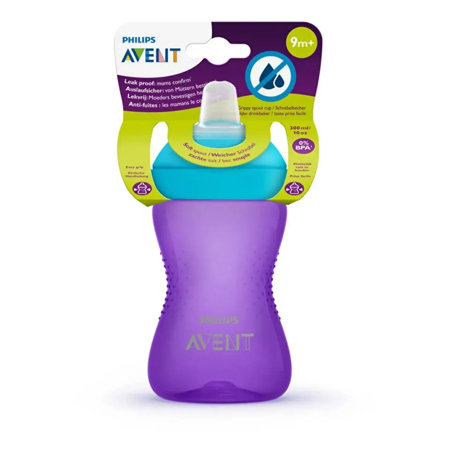 PHILIPS AVENT YUMUŞAK UÇLU BARDAK MOR 300ML
