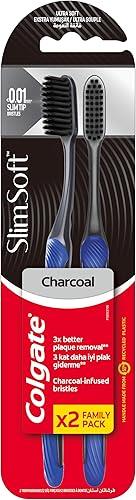 Colgate Mikro İnce Charcoal Derin ve Hassas Temizlik Yumuşak 2'li Diş Fırçası