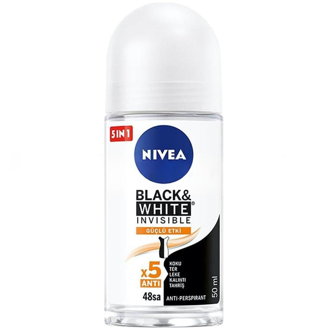 Nivea Black & White Invisible Roll-On Güçlü Etki Kadın 50 ml