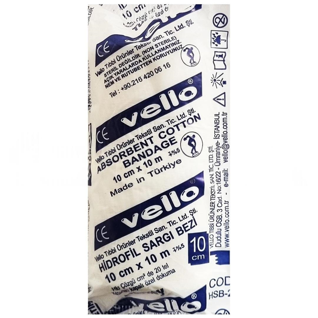 Vello Sargı Bezi 10 cm x 10 m