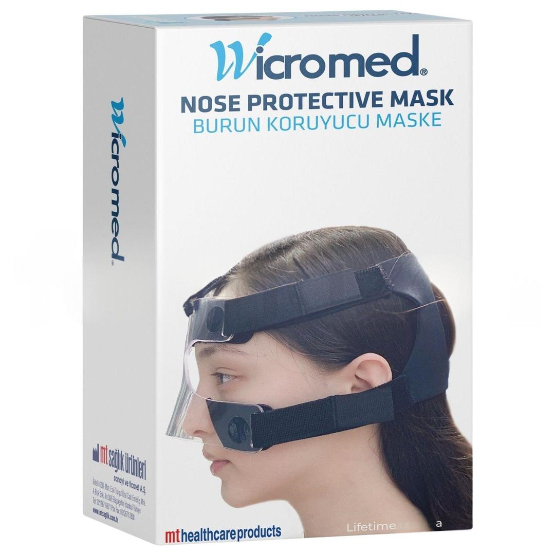 Wicromed Burun Koruyucu Maske Şeffaf Standart