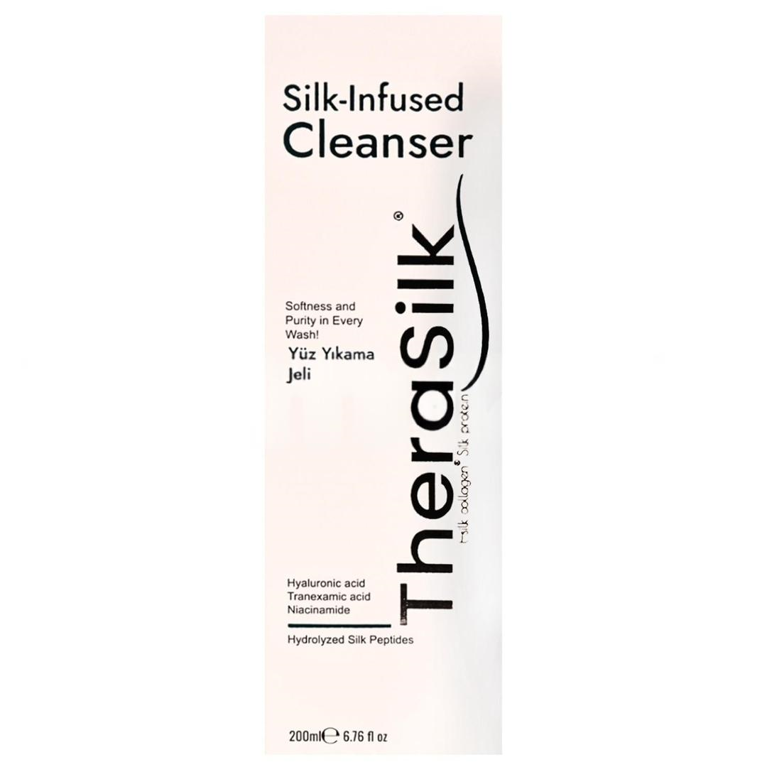 Therasilk İpek Protein Hyaluronik Asit Niasinamid Tranexamic Asit İçeren Yüz Yıkama Jeli 200 ml