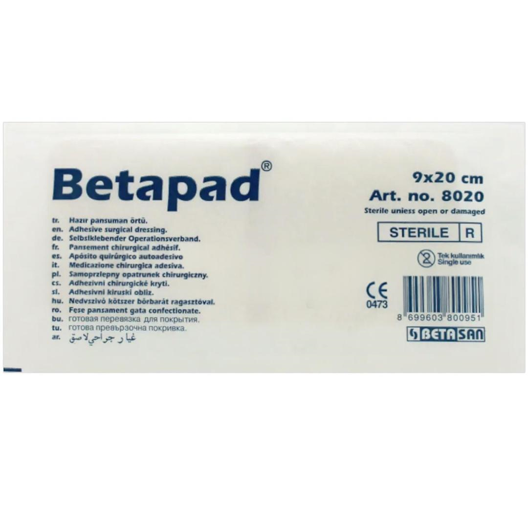 Betapad Hazır Pansuman Örtüsü 9cm x 20cm