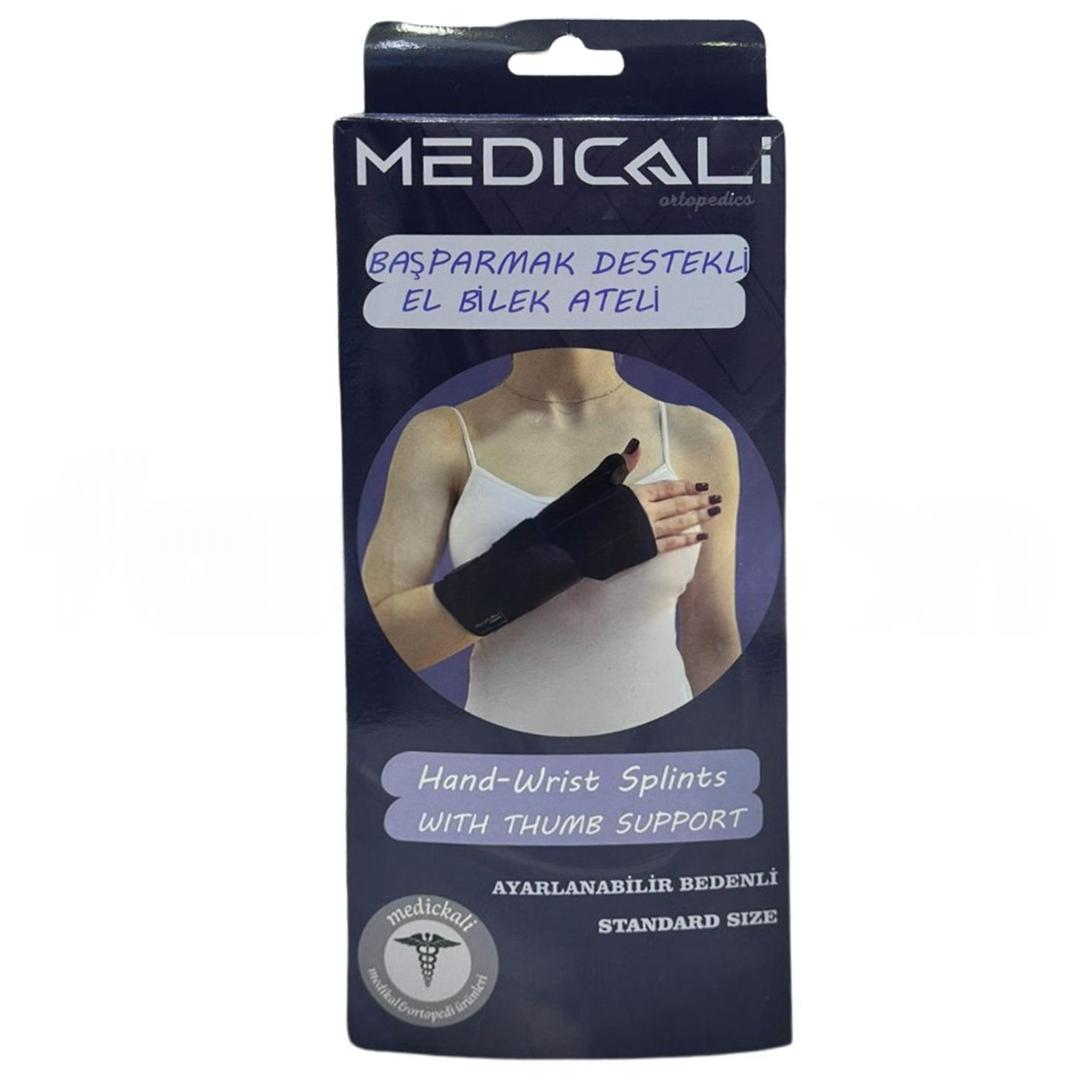 Medickali Ortopedik El Bilek Ateli Bedensiz Neopren Unisize Standart