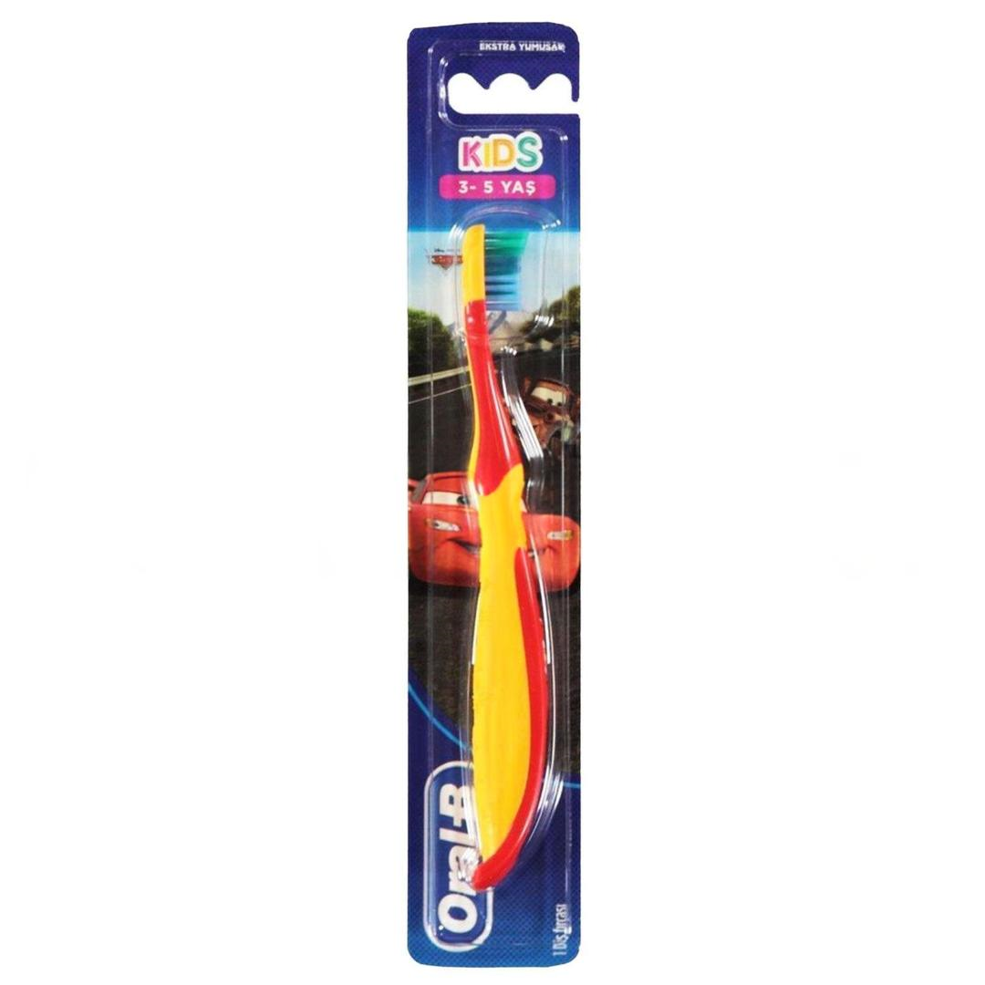 Oral-B Stages 3-5 Yaş Extra Yumuşak Diş Fırçası - Sarı/Kırmızı