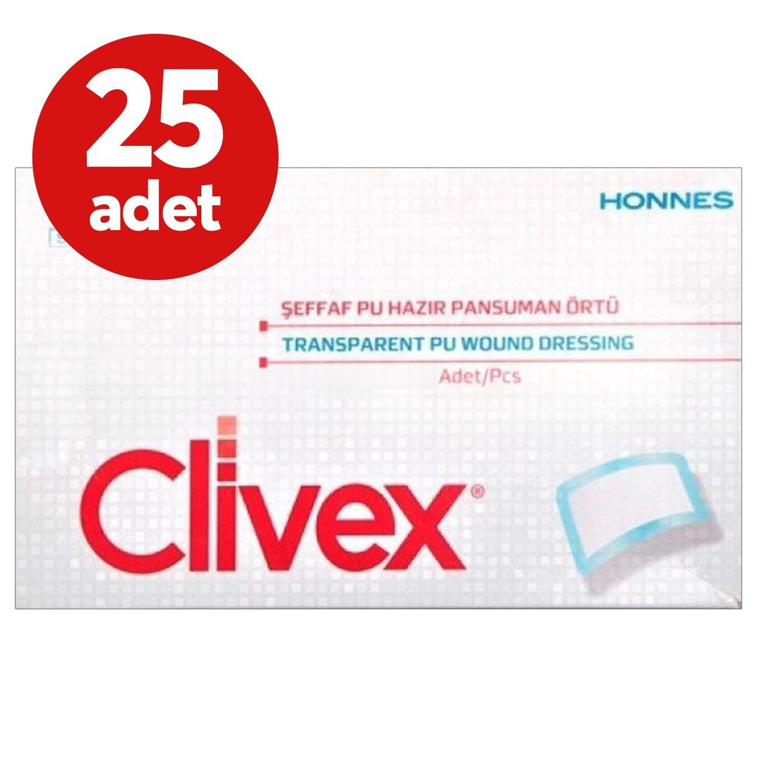Clivex Steril Hazır Pansuman Örtü Pad 9x30 cm - 25 Adet