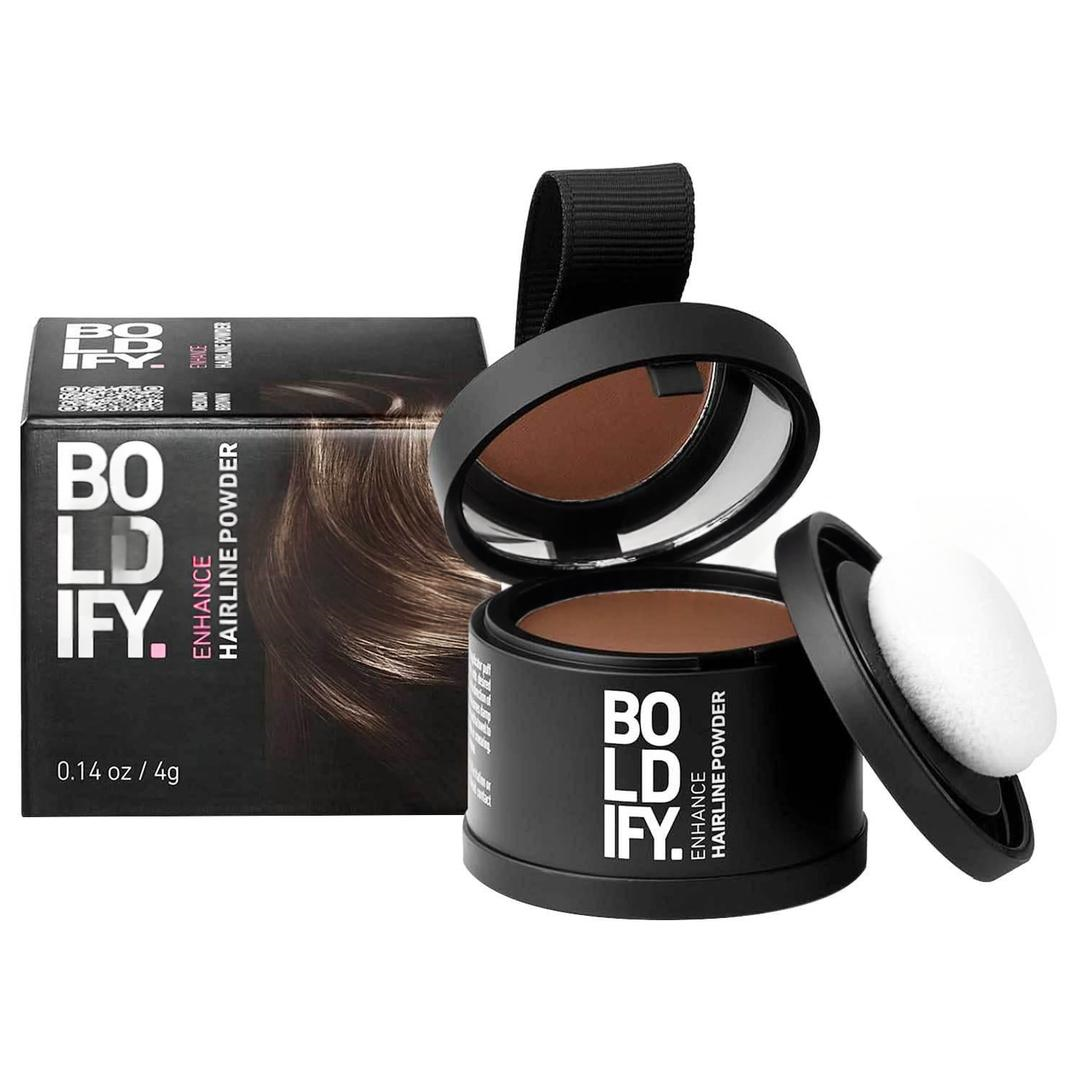 Boldify Saç Tozu Orta Kahve Dolgunlaştırıcı Topik Compact 4 gr