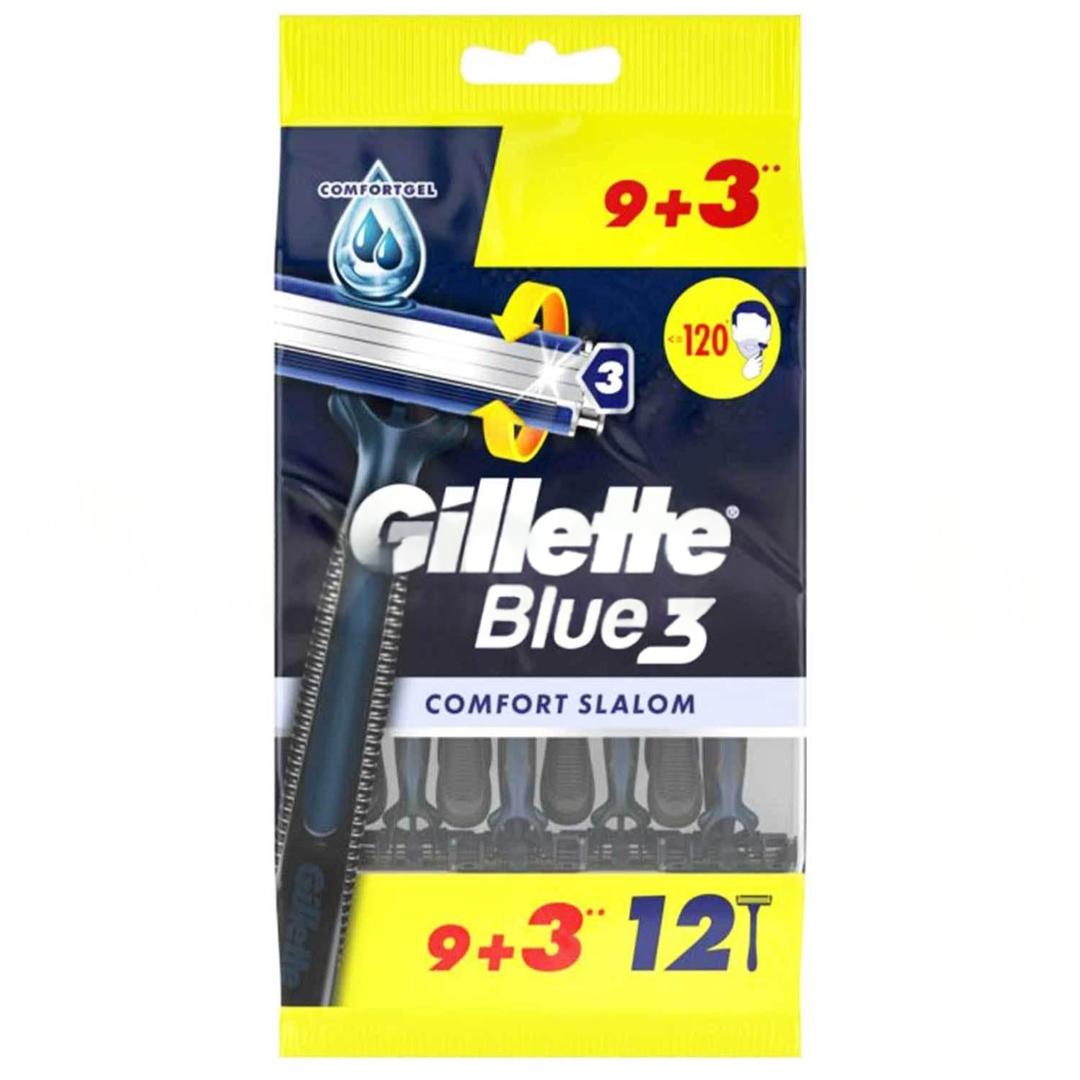 Gillette Blue 3 Comfort Slalom Kullan At Tıraş Bıçağı 9+3 Adet