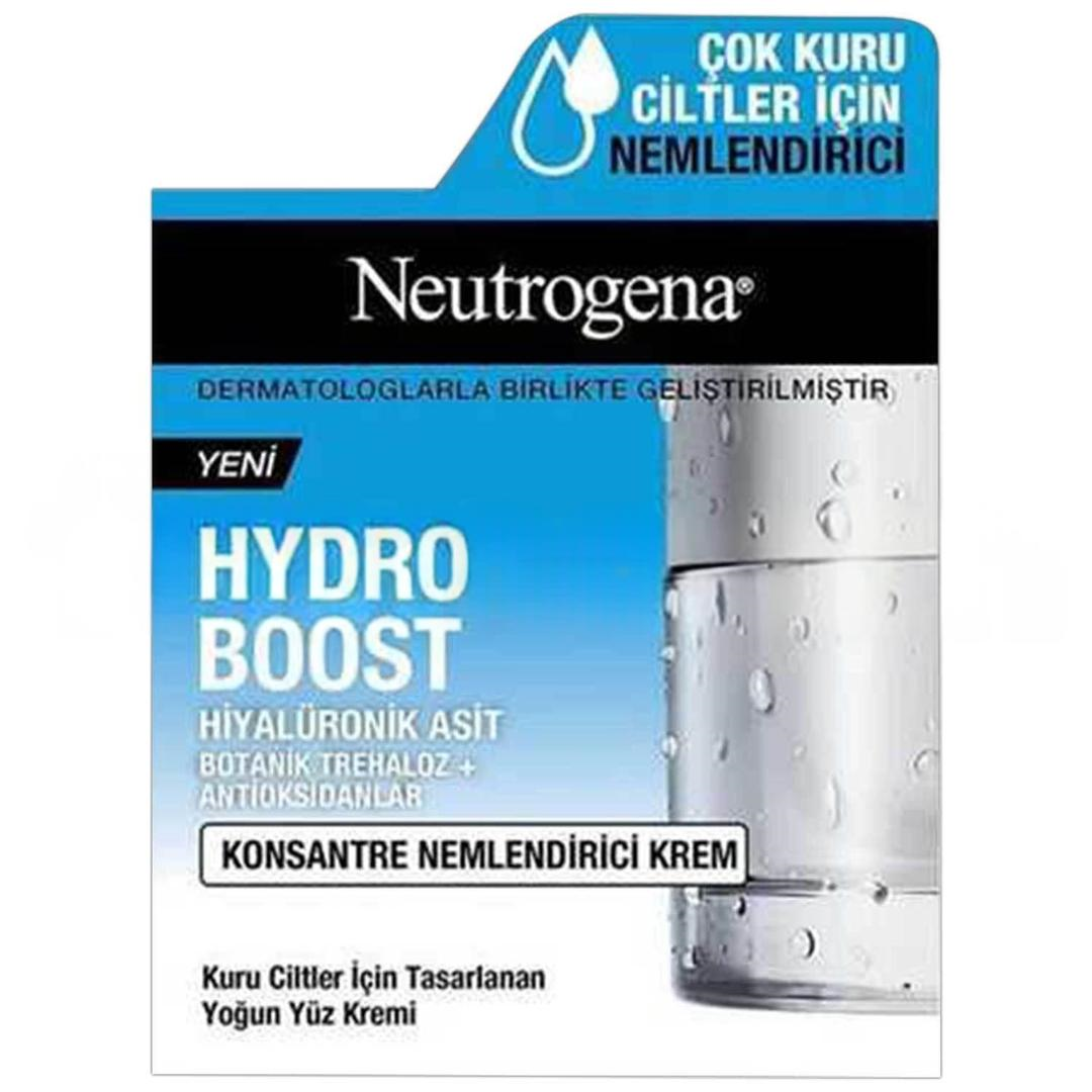 Neutrogena Hydro Boost Hyaluronic Acid Konsantre Nemlendirici Krem 50 ml
