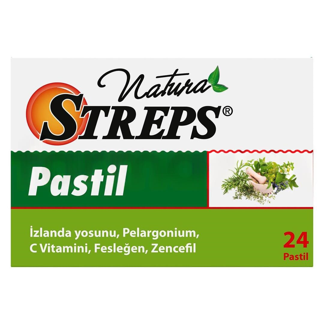 Streps Natura İzlanda Yosunu 24 Pastil