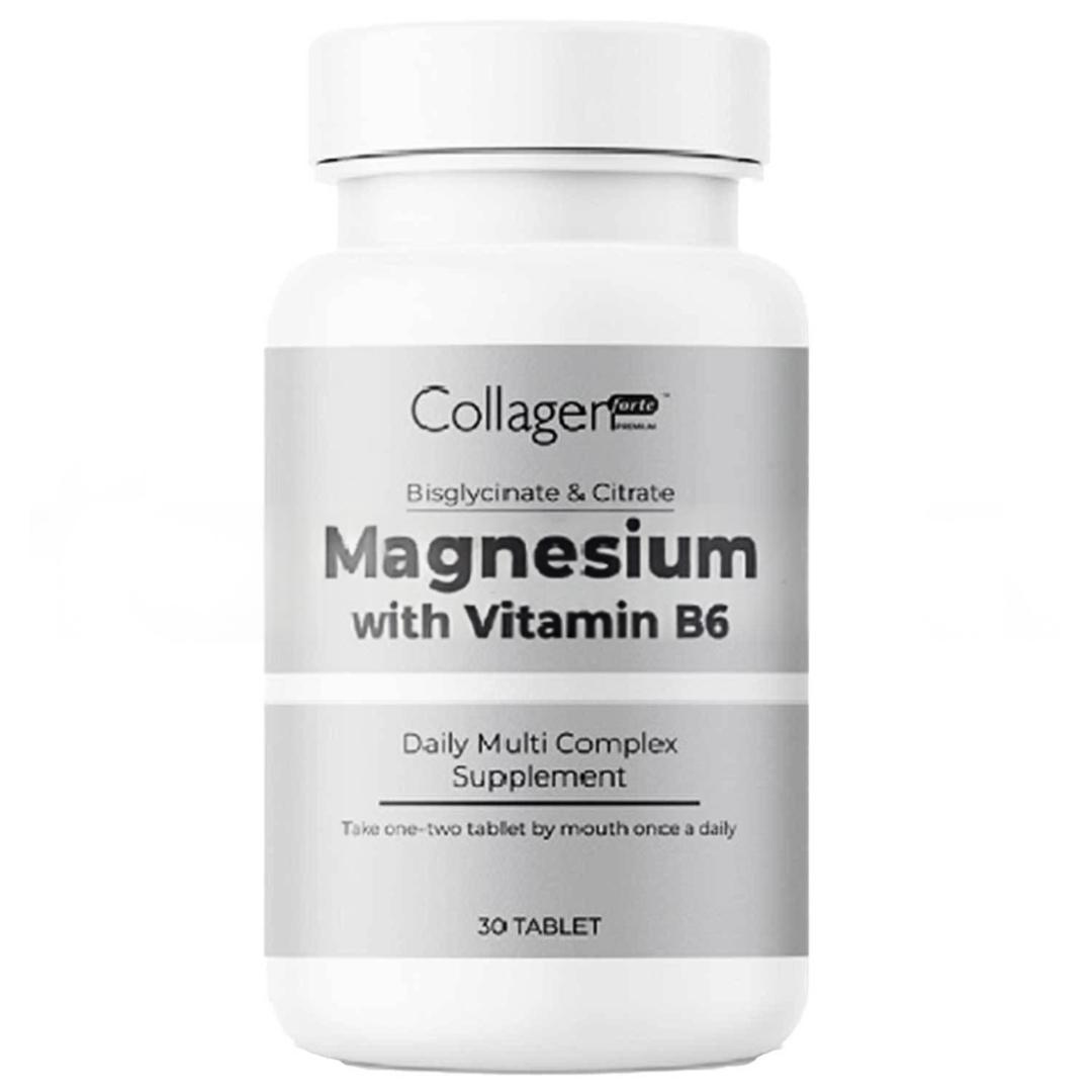 Collagen Forte Magnezyum With Vitamin B6 Vitamin C 500 mg 30 Tablet - Eski Ambalaj