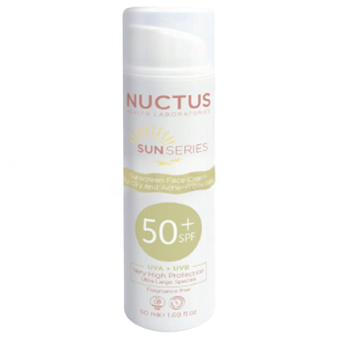 Nuctus Güneş Koruyucu Krem Yağlı Ciltler İçin SPF50+ 50 ml