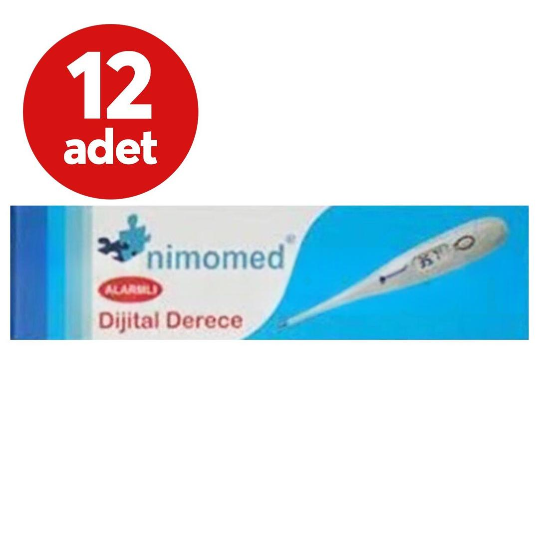 Nimomed HNK-ECT-1 Alarmlı Dijital Beden Derecesi - 12 Adet