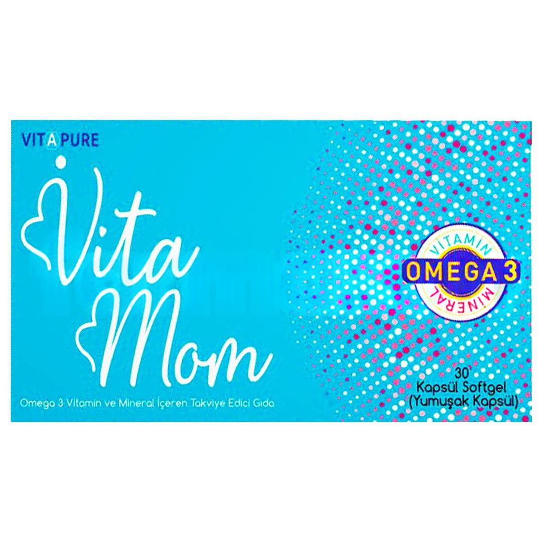 Vitapure Vita Mom Takviye Edici Gıda 30 Kapsül