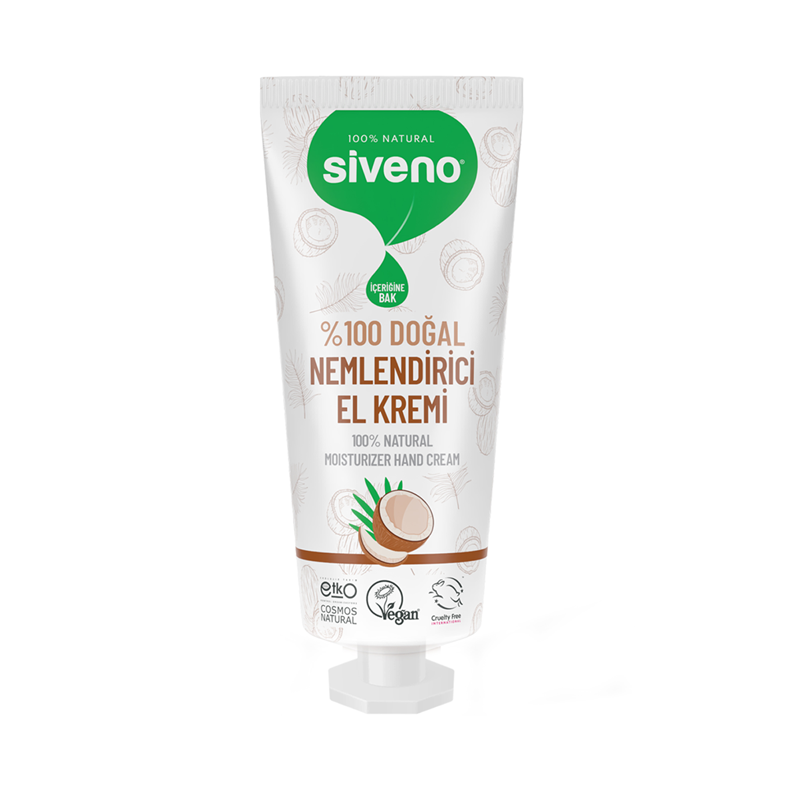 Siveno Doğal El ve Vücut Kremi Hindistan Cevizi Avokado Yoğun Nemlendirici Vegan 30 ml