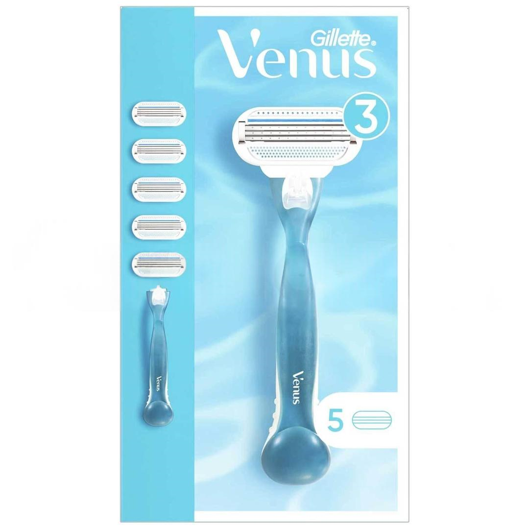 Gillette Venus Smooth Tıraş Makinesi + Yedek Başlık 5'li