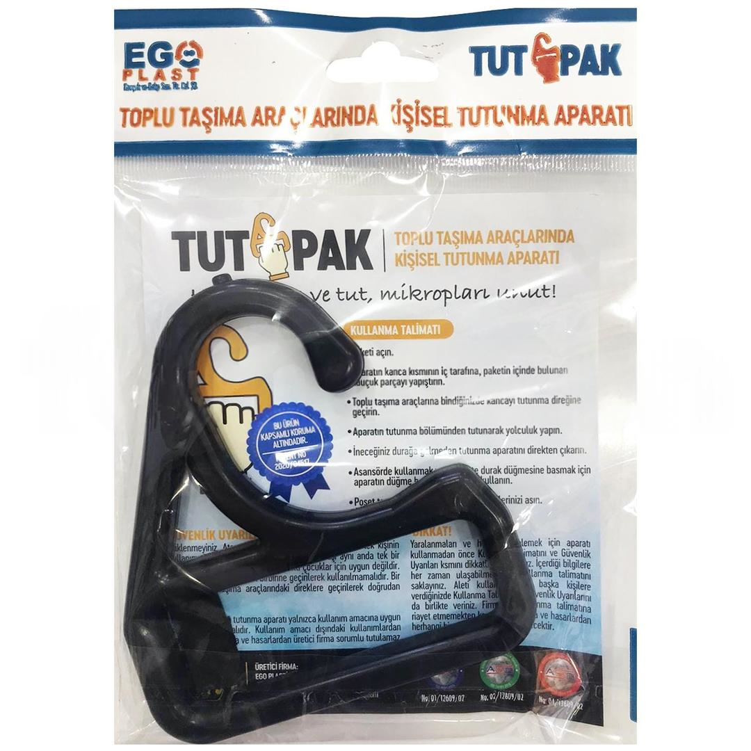 Tutpak Toplu Taşıma Araçları ve Çok Amaçlı Kişisel Tutunma Aparatı - Siyah