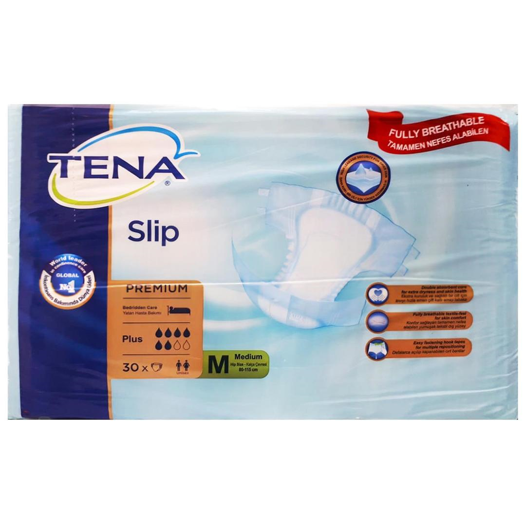 Tena Slip Premium Plus Belbantlı Hasta Bezi Medium 30'lu