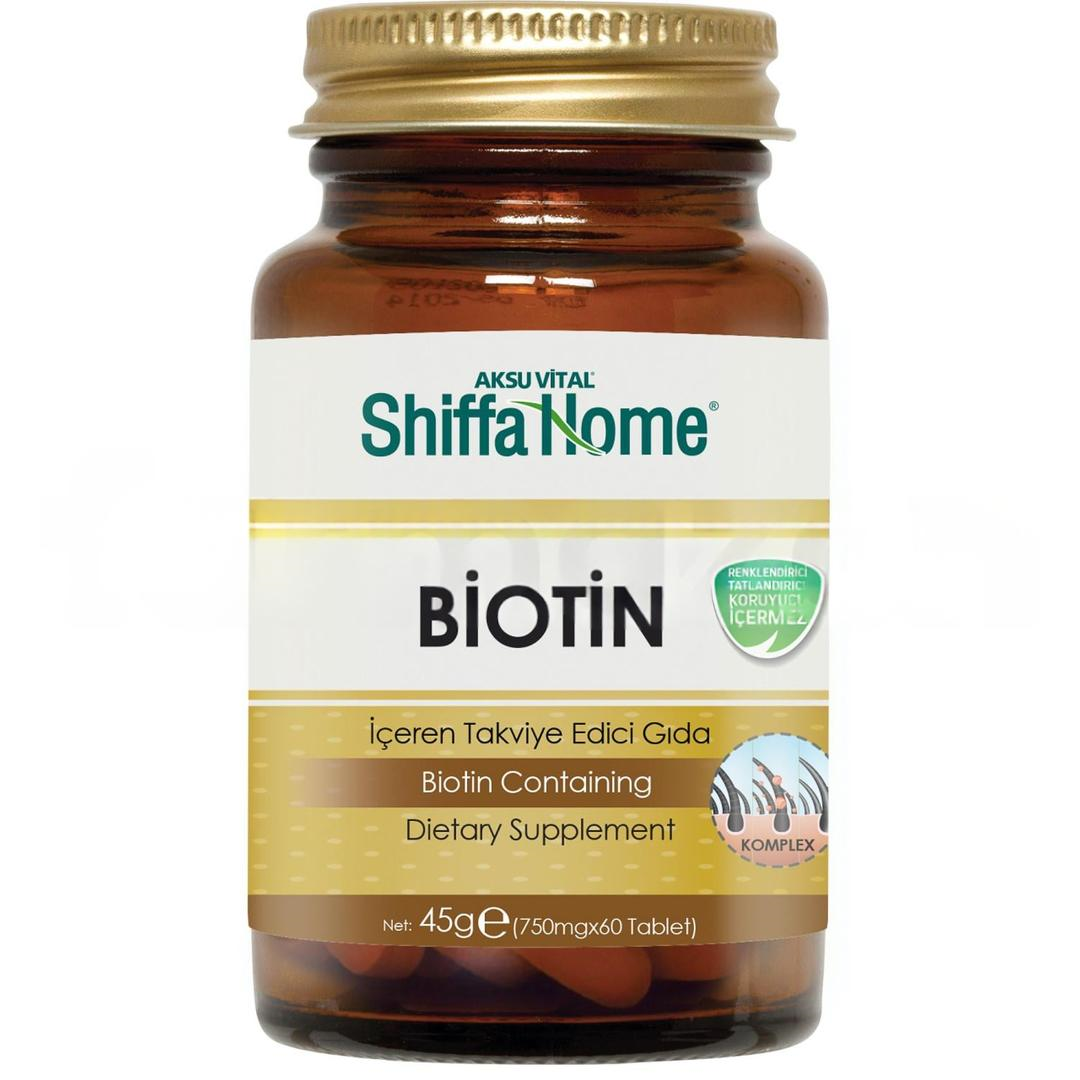 Shiffa Home Biotin 750 mg 60 Tablet